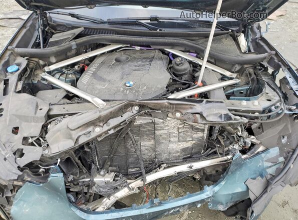 5UX13EU00R9V51734 2024 BMW X5 Бирюзовый Вид подкапотного пространства