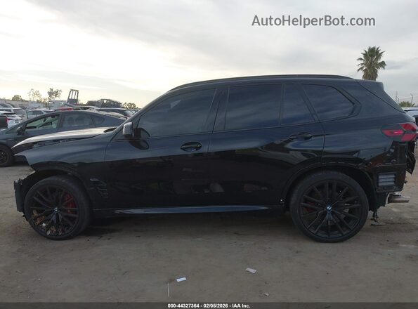 5UX13EU01R9V10657 2024 BMW X5 Black სალონის 360-გრადუსიანი ხედი