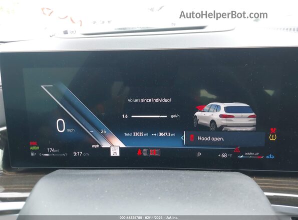 5UX13EU06R9V10220 2024 BMW X5 Белый Вид задних сидений
