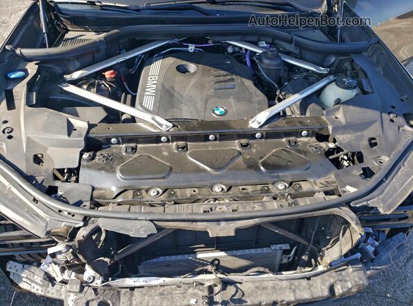5UX13EU08R9W03742 2024 BMW X5 Green ძრავის განყოფილების ხედი