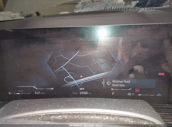 5UX23EM04P9P24981 2023 BMW X7 Gray Вид задніх сидінь