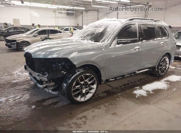 5UX23EM04P9P24981 2023 BMW X7 Gray Передня ліва чверть