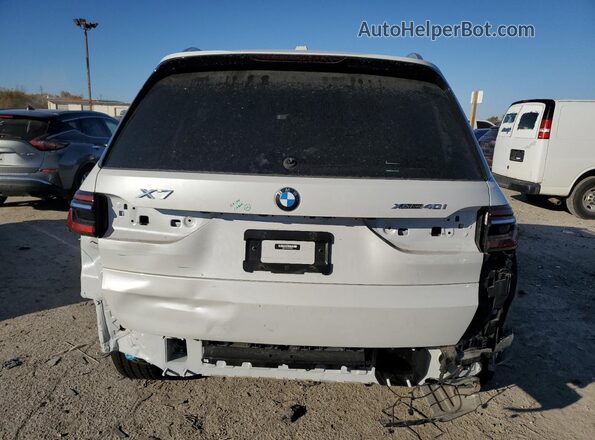 5UX23EM05P9R35316 2023 BMW X7 White Rear view