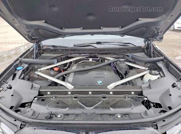 5UX23EM07R9S36448 2024 BMW X7 Gray Вид підкапотного простору