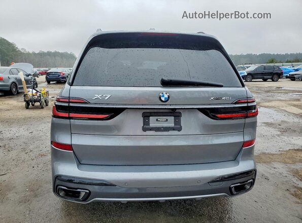 5UX23EM07R9S36448 2024 BMW X7 Gray Вид ззаду