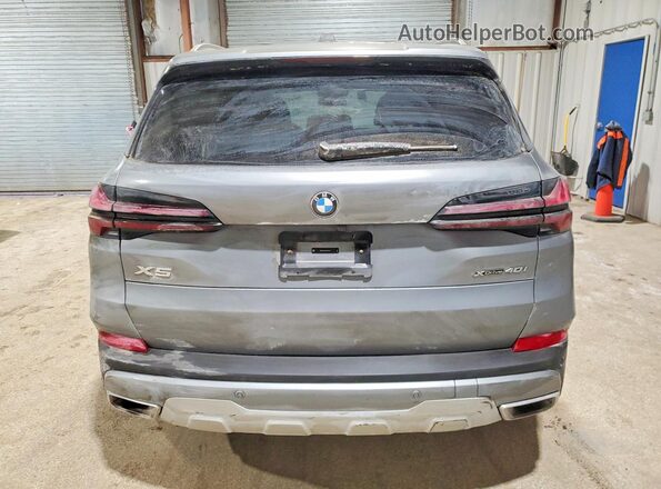 5UX23EU04R9V40191 2024 BMW X5 Gray Vista trasera