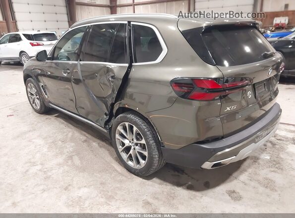 5UX23EU05S9W32786 2025 BMW X5 Green Задня ліва чверть