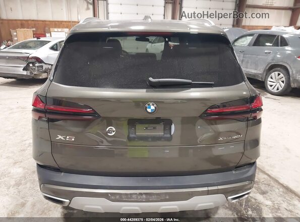 5UX23EU05S9W32786 2025 BMW X5 Green 