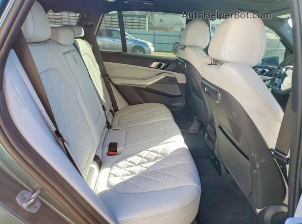 5UX23EU07S9000243 2025 BMW X5 Teal Вид задньої частини салону