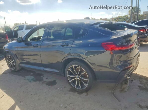 5UX2V1C03M9G79924 2021 BMW X4 Gray Հետևի ձախ