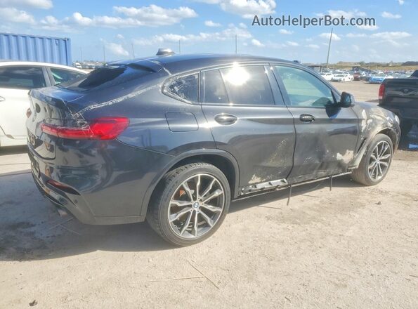 5UX2V1C03M9G79924 2021 BMW X4 Gray Հետևի աջ