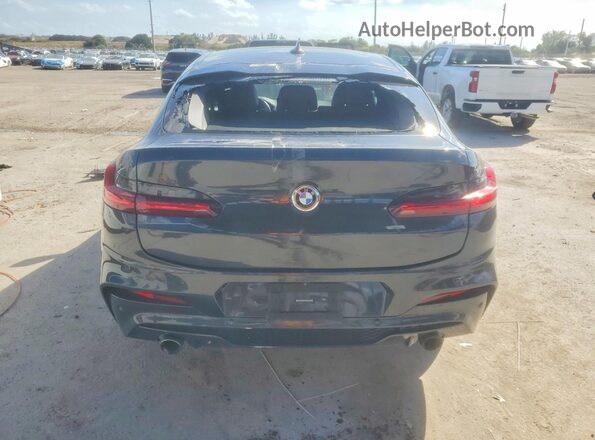 5UX2V1C03M9G79924 2021 BMW X4 Gray Հետևի տեսք