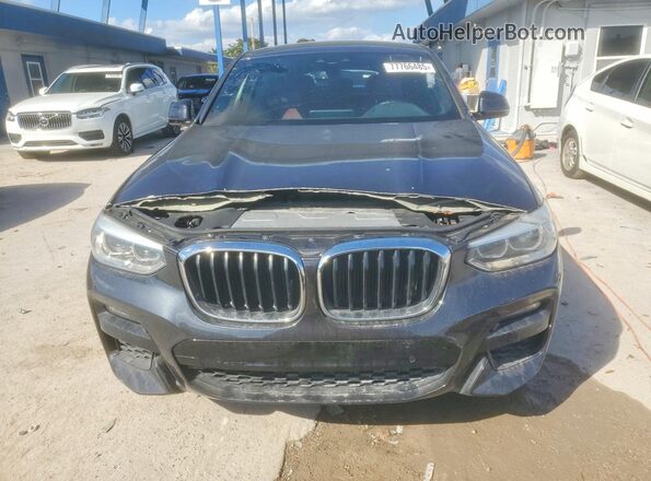 5UX2V1C03M9G79924 2021 BMW X4 Gray Դիմացի տեսք