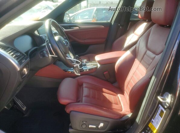 5UX2V1C03M9G79924 2021 BMW X4 Gray Սալոնի դիմացի տեսք