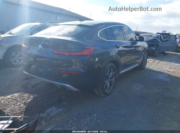 5UX2V1C04M9H09934 2021 BMW X4 Black Հետևի աջ