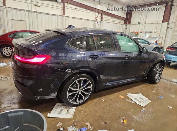 5UX2V1C05M9G61375 2021 BMW X4 Blue უკანა მარჯვენა