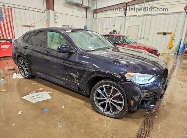 5UX2V1C05M9G61375 2021 BMW X4 Blue წინა მარჯვენა
