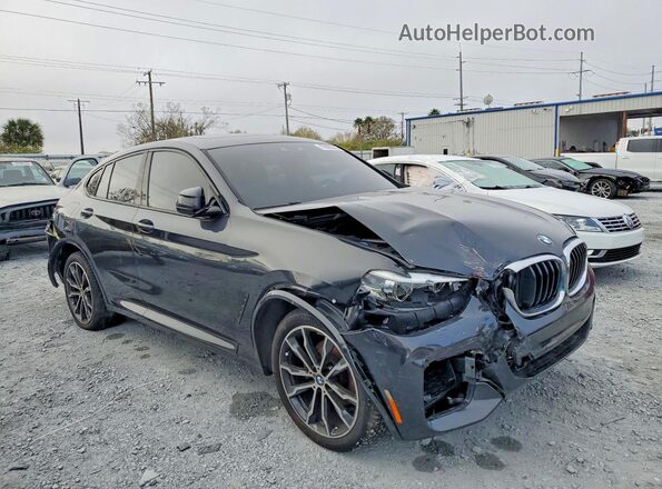 5UX2V1C09M9F44558 2021 BMW X4 Gray წინა მარჯვენა