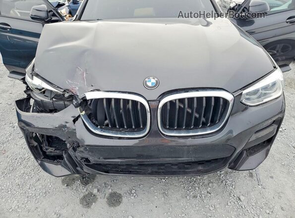 5UX2V1C09M9F44558 2021 BMW X4 Gray ძრავის განყოფილების ხედი