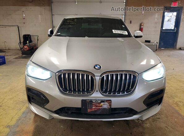 5UX2V1C09M9G91771 2021 BMW X4 Silver Vista frontal