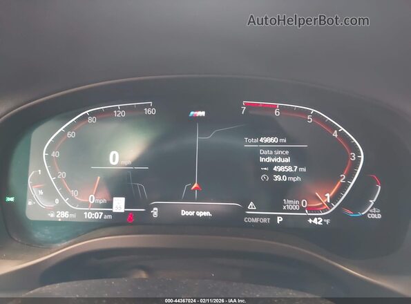 5UX2V1C0XM9H10053 2021 BMW X4 Черный Вид задних сидений