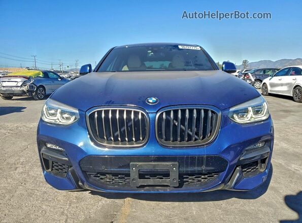 5UX2V5C01LLE69394 2020 BMW X4 Blue 