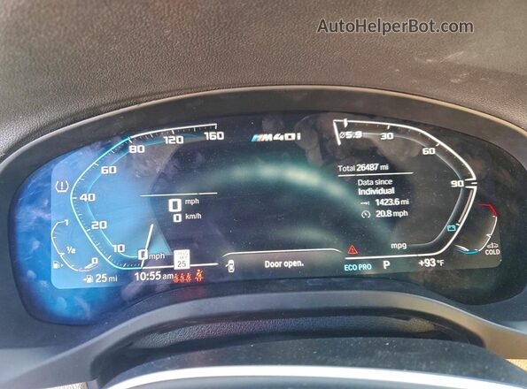 5UX2V5C01LLE69394 2020 BMW X4 Blue 