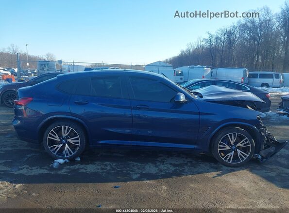5UX2V5C04M9E77729 2021 BMW X4 Blue 