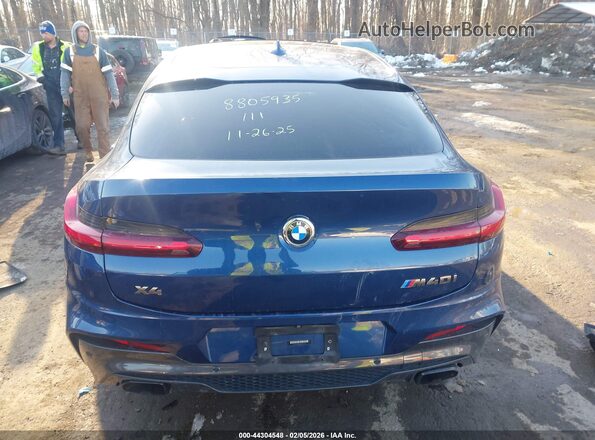 5UX2V5C04M9E77729 2021 BMW X4 Blue 