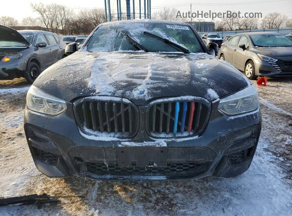 5UX2V5C04M9F41476 2021 BMW X4 Black Вид спереду