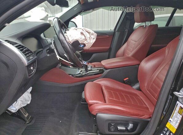5UX2V5C07M9G28627 2021 BMW X4 Black 