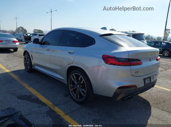 5UX2V5C08L9B53553 2020 BMW X4 Silver Trasero izquierdo