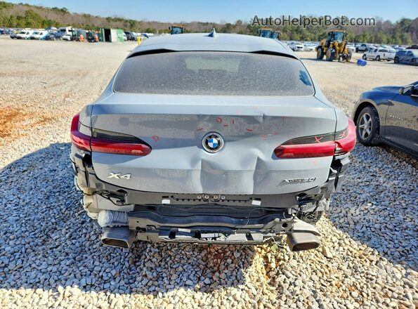 5UX33DT00N9M13481 2022 BMW X4 Gray უკანა ხედი