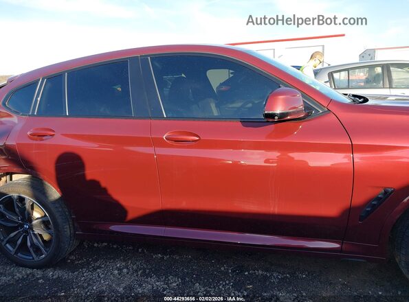 5UX33DT05P9R00937 2023 BMW X4 Burgundy 