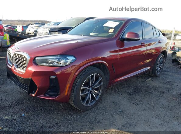 5UX33DT05P9R00937 2023 BMW X4 Burgundy 
