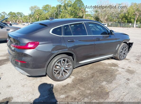 5UX33DT07N9K93520 2022 BMW X4 Black უკანა მარჯვენა