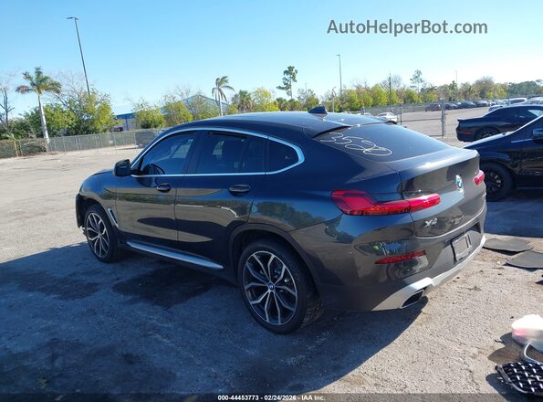 5UX33DT07N9K93520 2022 BMW X4 Black უკანა მარცხენა