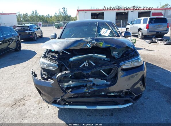 5UX33DT07N9K93520 2022 BMW X4 Black უკანა სალონის ხედი