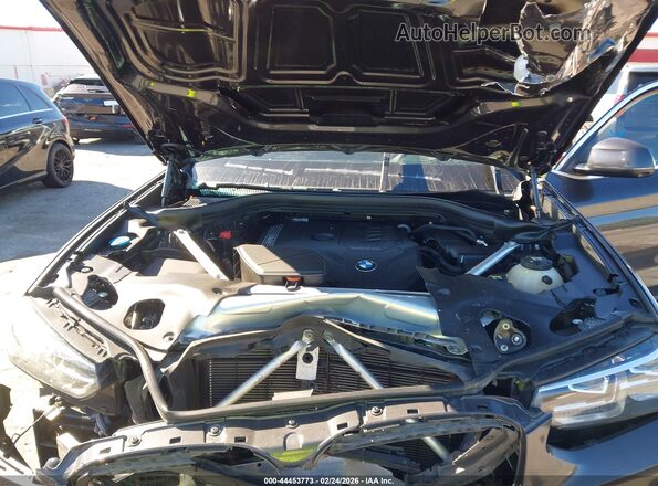 5UX33DT07N9K93520 2022 BMW X4 Black უკანა ხედი