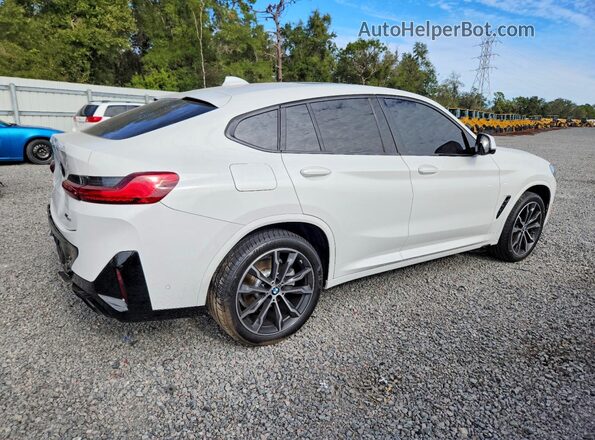 5UX33DT07S9Z66334 2025 BMW X4 White Rear right