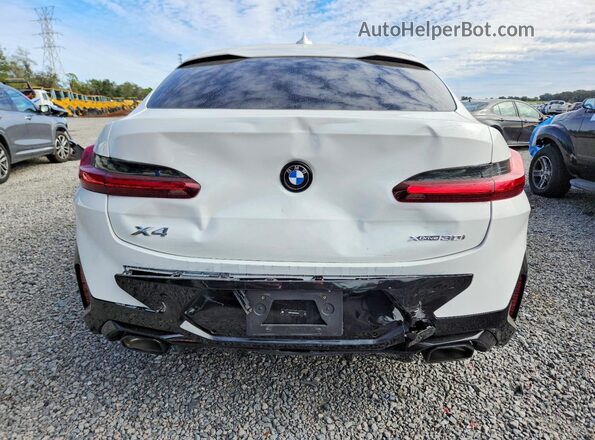 5UX33DT07S9Z66334 2025 BMW X4 White Rear view