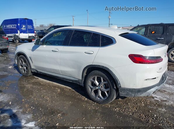 5UX33DT08N9K86186 2022 BMW X4 White უკანა მარცხენა