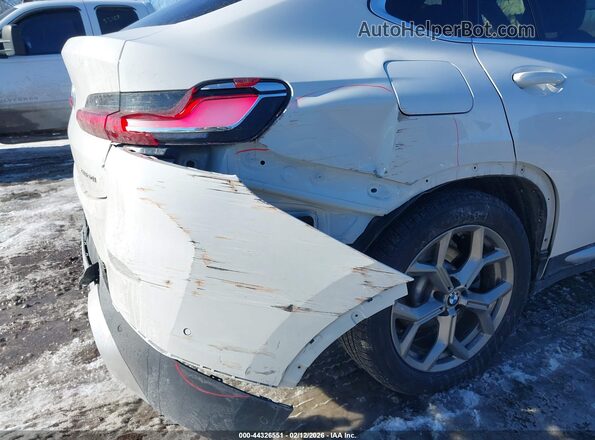 5UX33DT08N9K86186 2022 BMW X4 White 