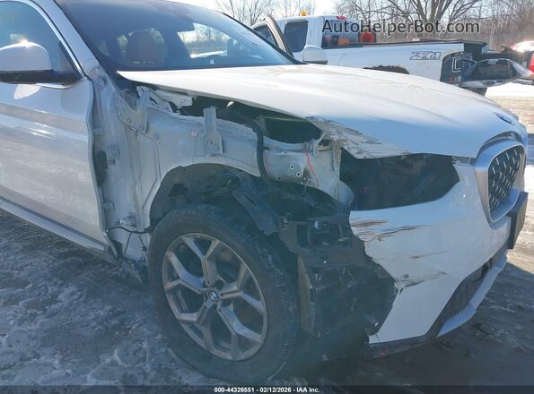 5UX33DT08N9K86186 2022 BMW X4 White წინა ხედი
