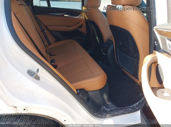 5UX33DT08N9K86186 2022 BMW X4 White VIN კოდის სტიკერის ხედი