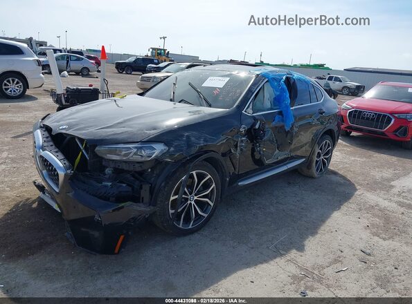 5UX33DT09N9J29170 2022 BMW X4 Black Передня ліва чверть