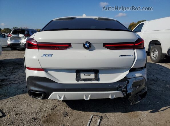 5UX33EX01R9S30550 2024 BMW X6 Белый Вид сзади