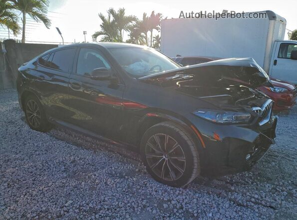 5UX33EX01R9V05379 2024 BMW X6 Black Delantero derecho