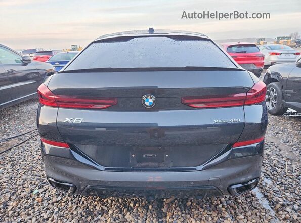 5UX33EX03S9Z38997 2025 BMW X6 Черный Вид сзади