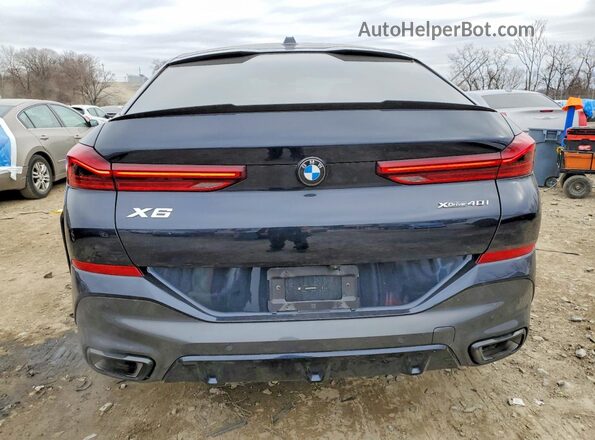 5UX33EX08R9U79072 2024 BMW X6 Black Vista trasera
